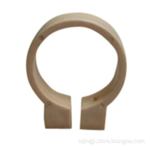 Plastic Pipe Connector Fitting ,Clamp Type at the Bottom of Out Diameter 28mm in ABS Material